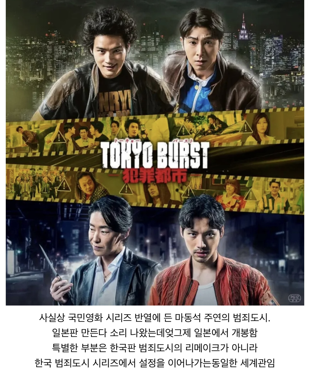 얼마전 일본에서 개봉한 일본판 범죄도시 | 인스티즈