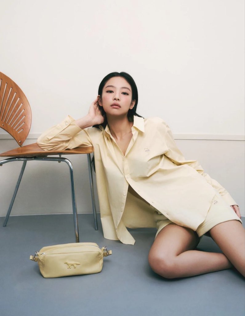 블랙핑크 제니 X 메종키츠네 베이비폭스 캠페인 | 인스티즈
