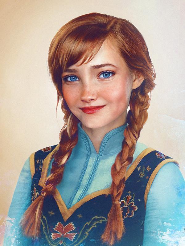 디즈니 여주인공 실사판 그림 | 인스티즈