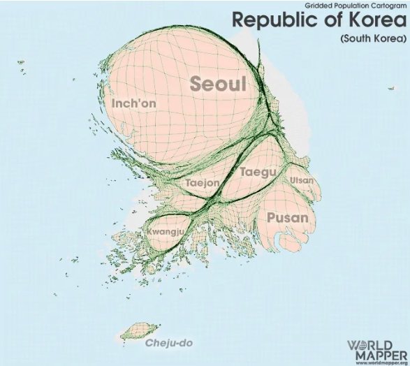 수도권 과밀화가 심한 나라들..JPG | 인스티즈
