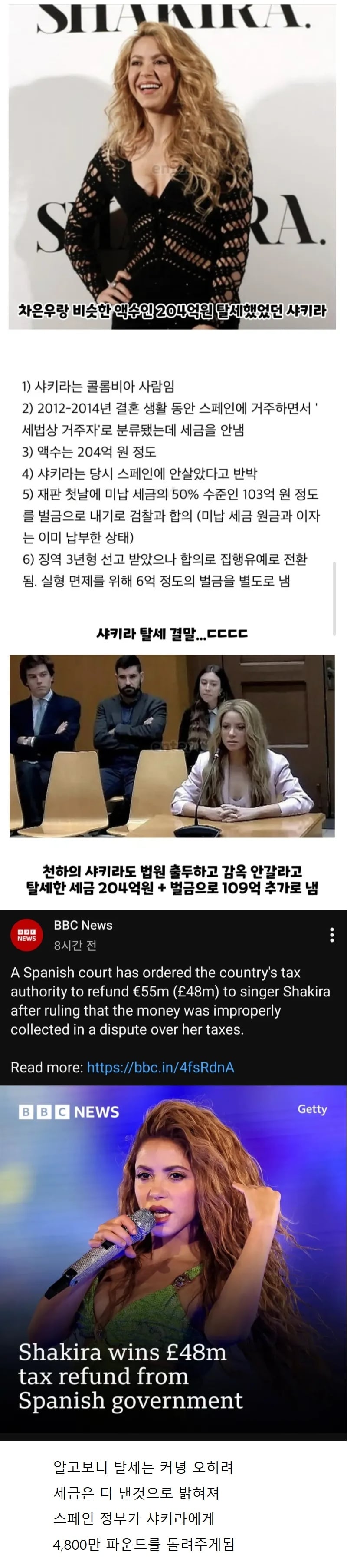 한 때 탈세범 소리 들었던 샤키라 근황 | 인스티즈