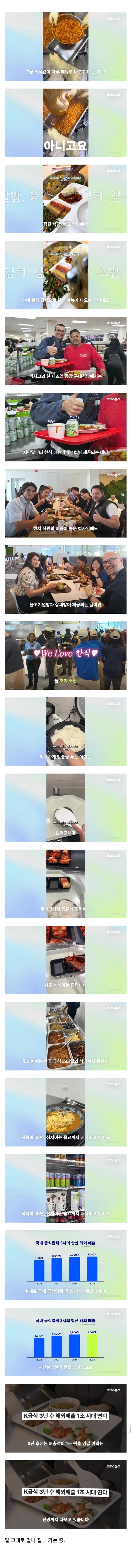 세계로 뻗어 가는 한국 급식 근황 | 인스티즈