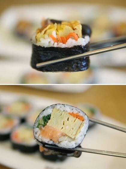 일본식 김밥 vs 한국식 김밥.jpg | 인스티즈
