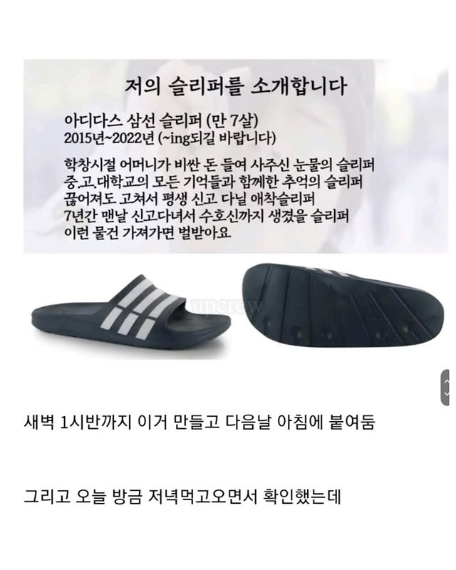 아파트 헬스장에서 잃어버린 슬리퍼 드디어 돌려받았어 | 인스티즈