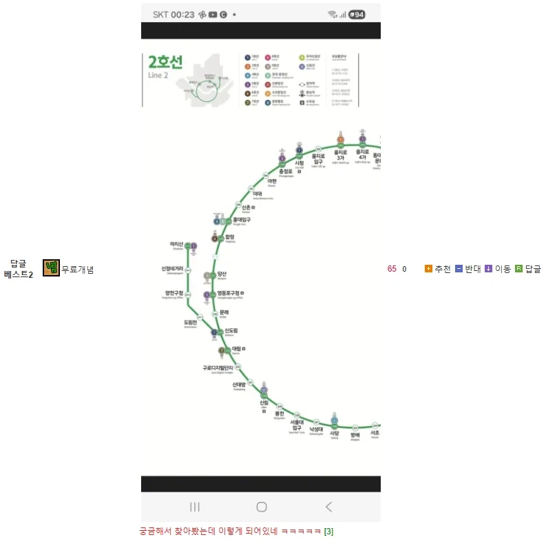 신도림에서 무조건 앉아서 가는 개꿀 출발열차 발견.JPG | 인스티즈