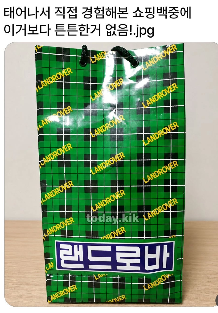 쇼핑백 중에 이거보다 튼튼한 거 없었음.jpg | 인스티즈