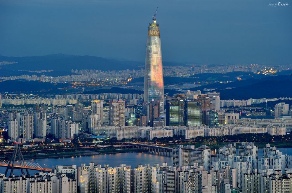 롯데타워가 바꿔놓은 서울의 스카이라인 | 인스티즈