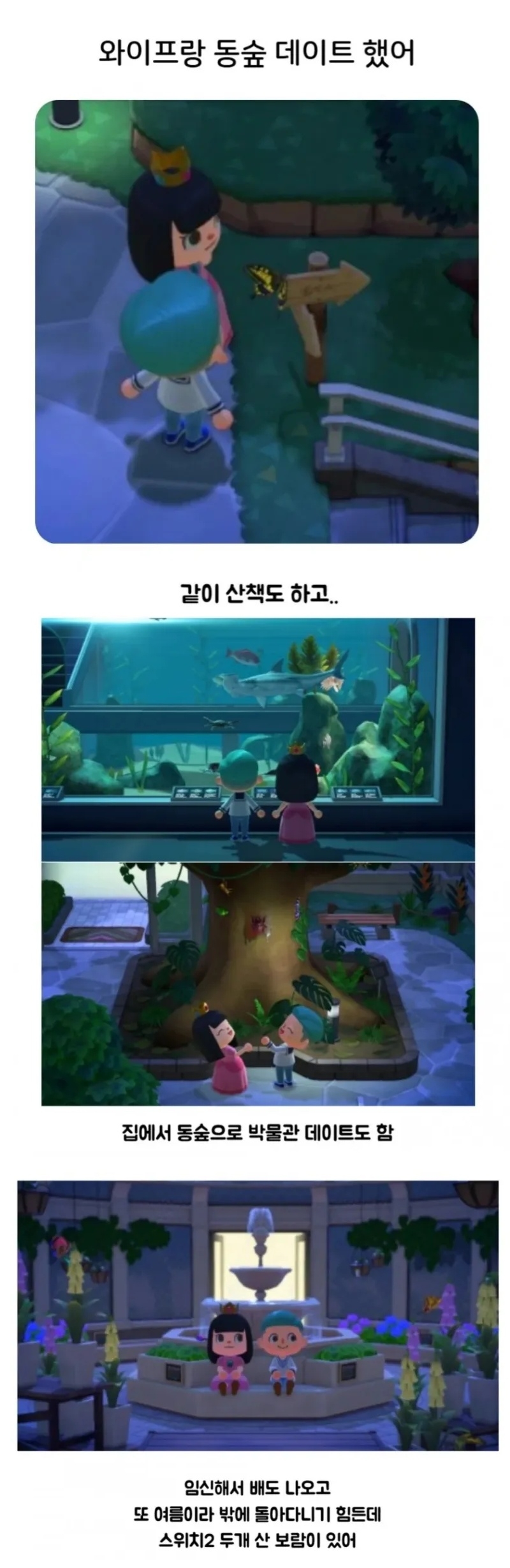 와이프랑 동숲 데이트 했어 | 인스티즈