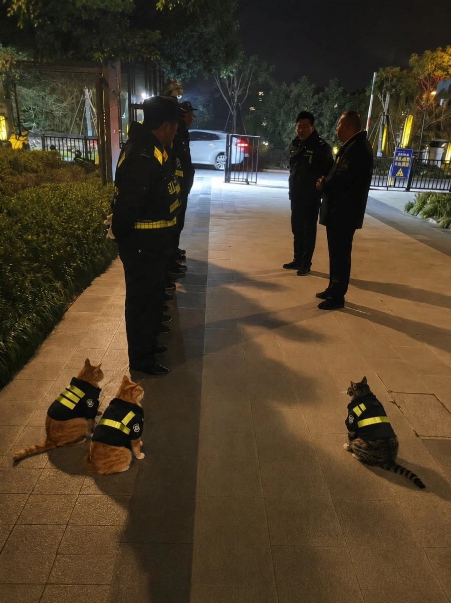 싱가포르, 경찰 야간 순찰에 고양이도 함께하는 정책 시도 .jpg | 인스티즈