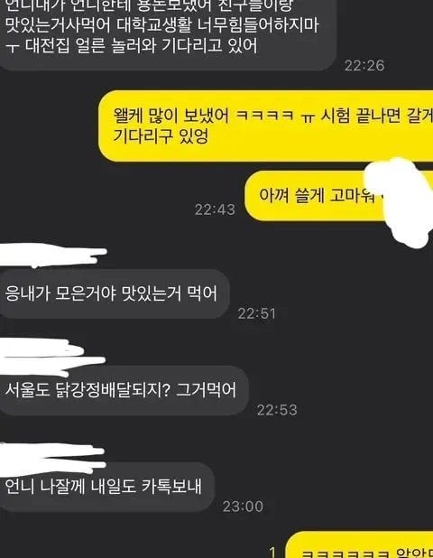 대학생 언니한테 용돈준 초등학생 동생 | 인스티즈