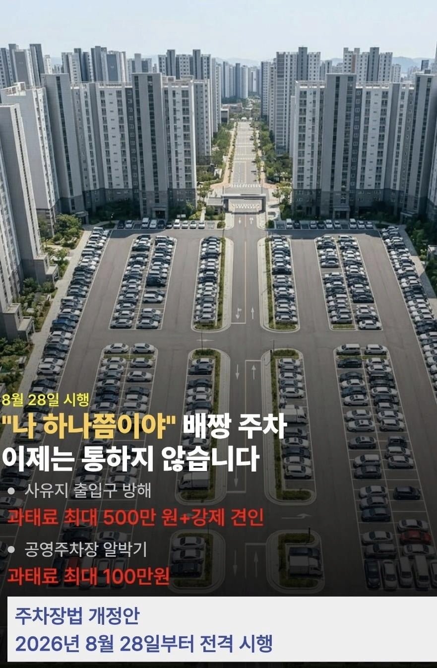도입되는 주차장법 개정안 | 인스티즈