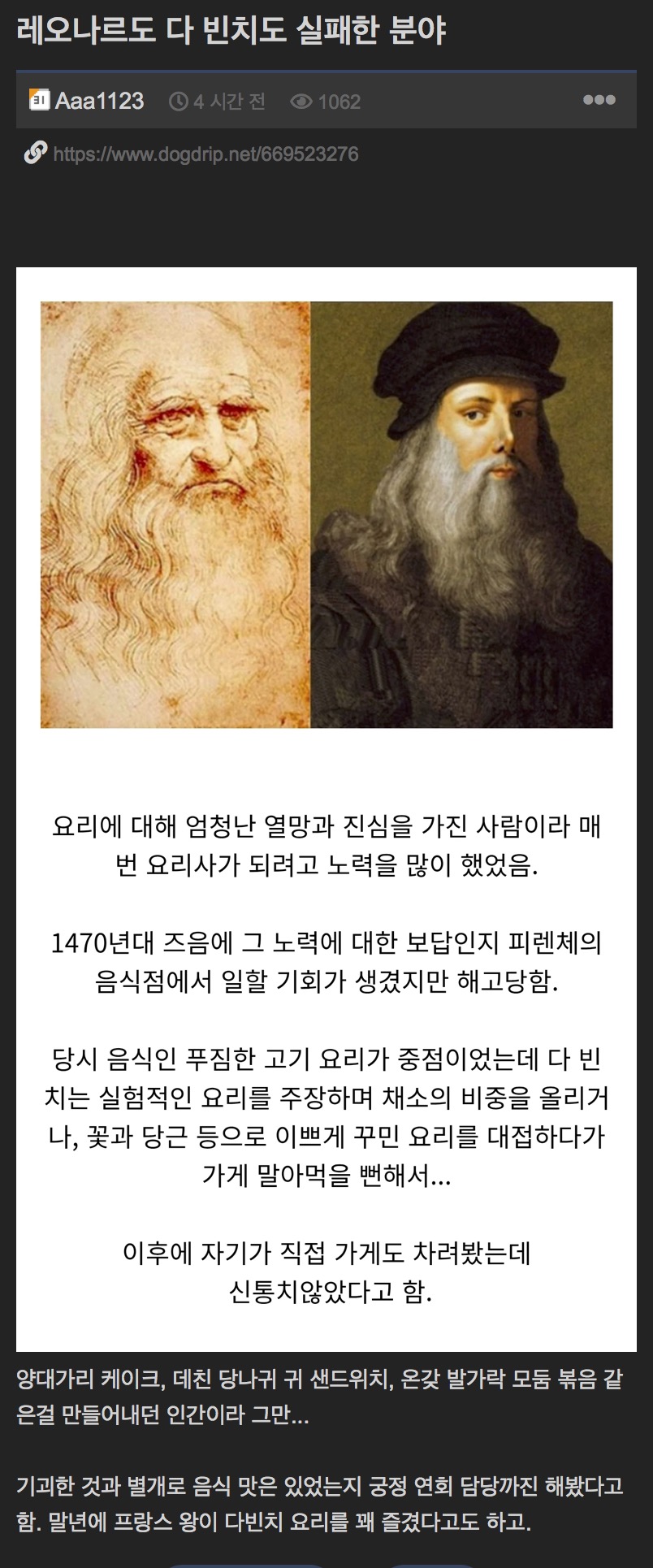 레오나르도 다빈치도 실패했다는 분야 | 인스티즈