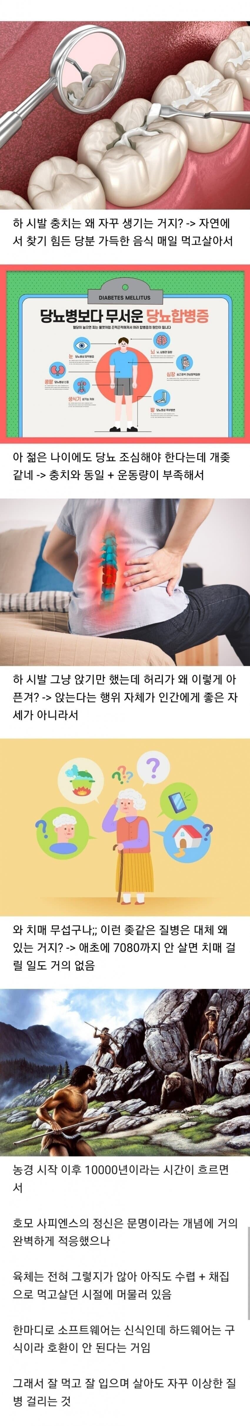 현대인들이 자꾸 이상한 질병에 걸리는 이유 | 인스티즈