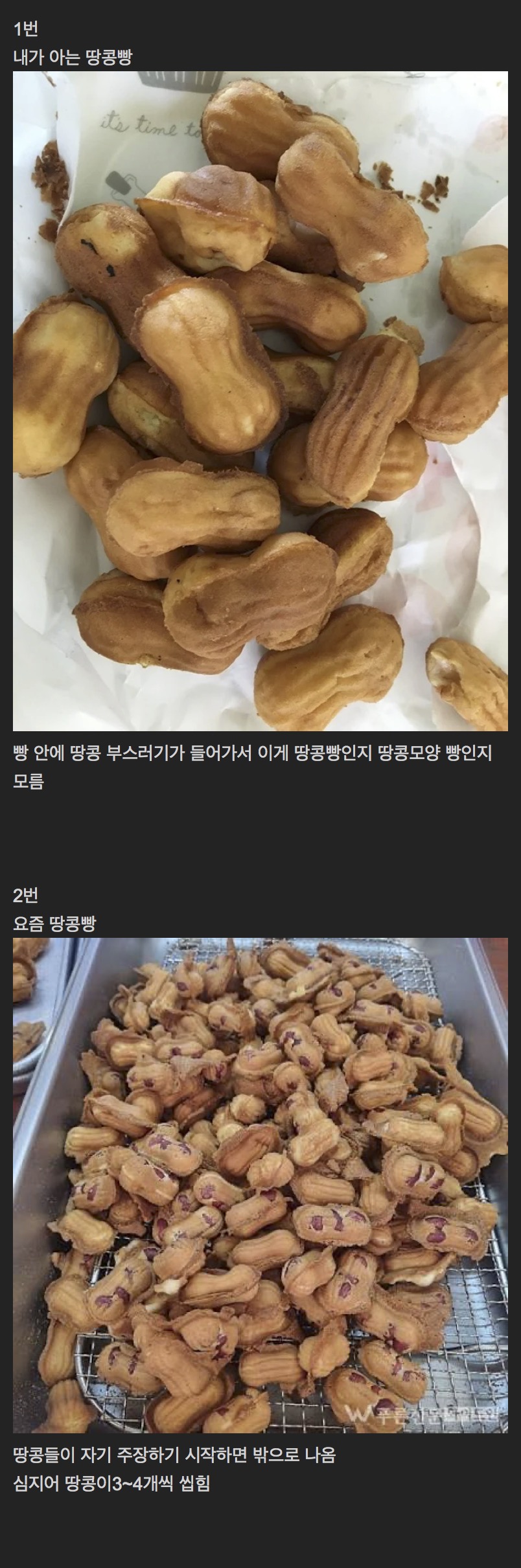 옛날이랑 많이 달라진 땅콩빵.jpg | 인스티즈