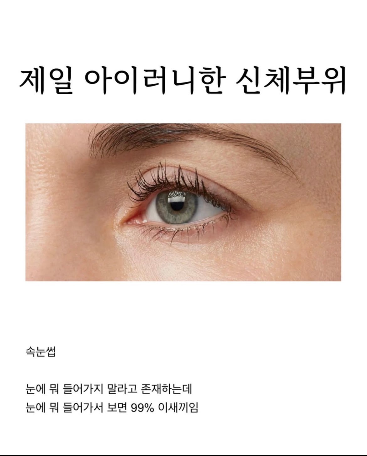 제일 아이러니한 신체부위 🤨 | 인스티즈