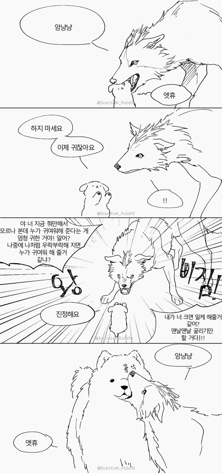 나중에 나처럼 우락부락해지면 누가 귀여워 해 줄거 같냐? | 인스티즈