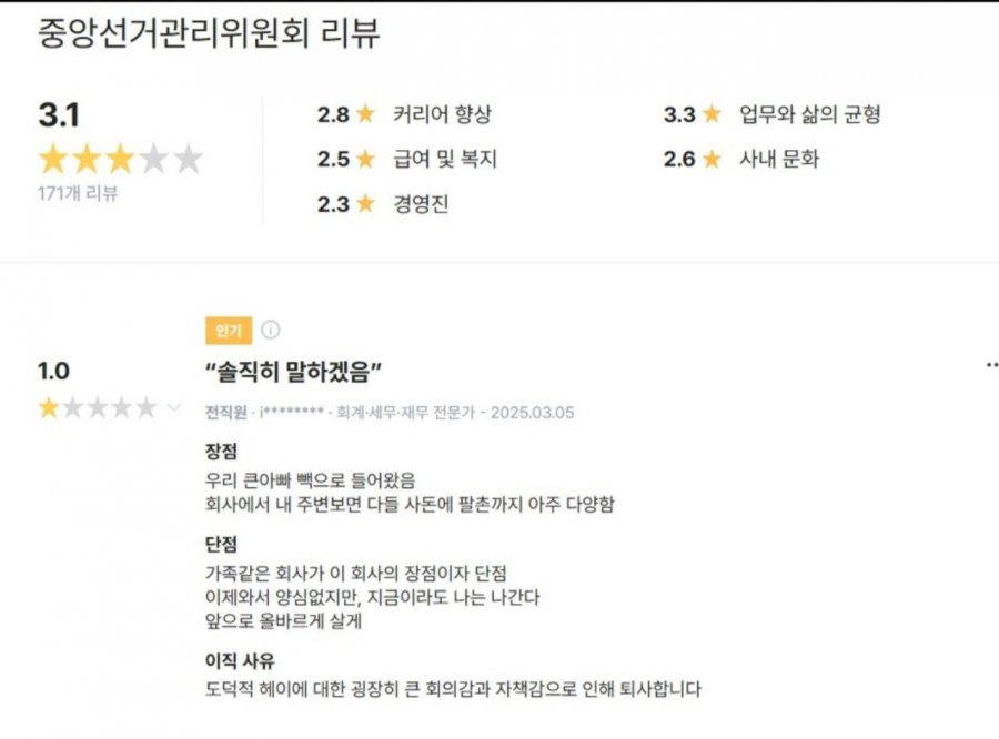 선관위 직원의 양심선언 | 인스티즈