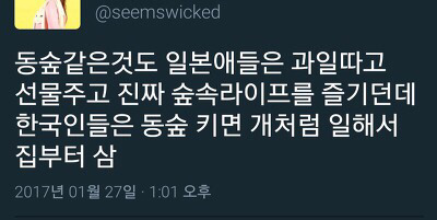 동물의 숲 할 때 한국인과 일본인의 차이 | 인스티즈