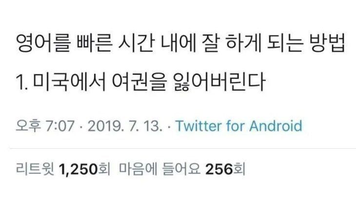 빠른 시간 내에 영어를 잘하는 법 | 인스티즈