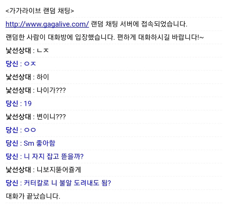 가가라이브 웃긴 채팅 모음 | 인스티즈