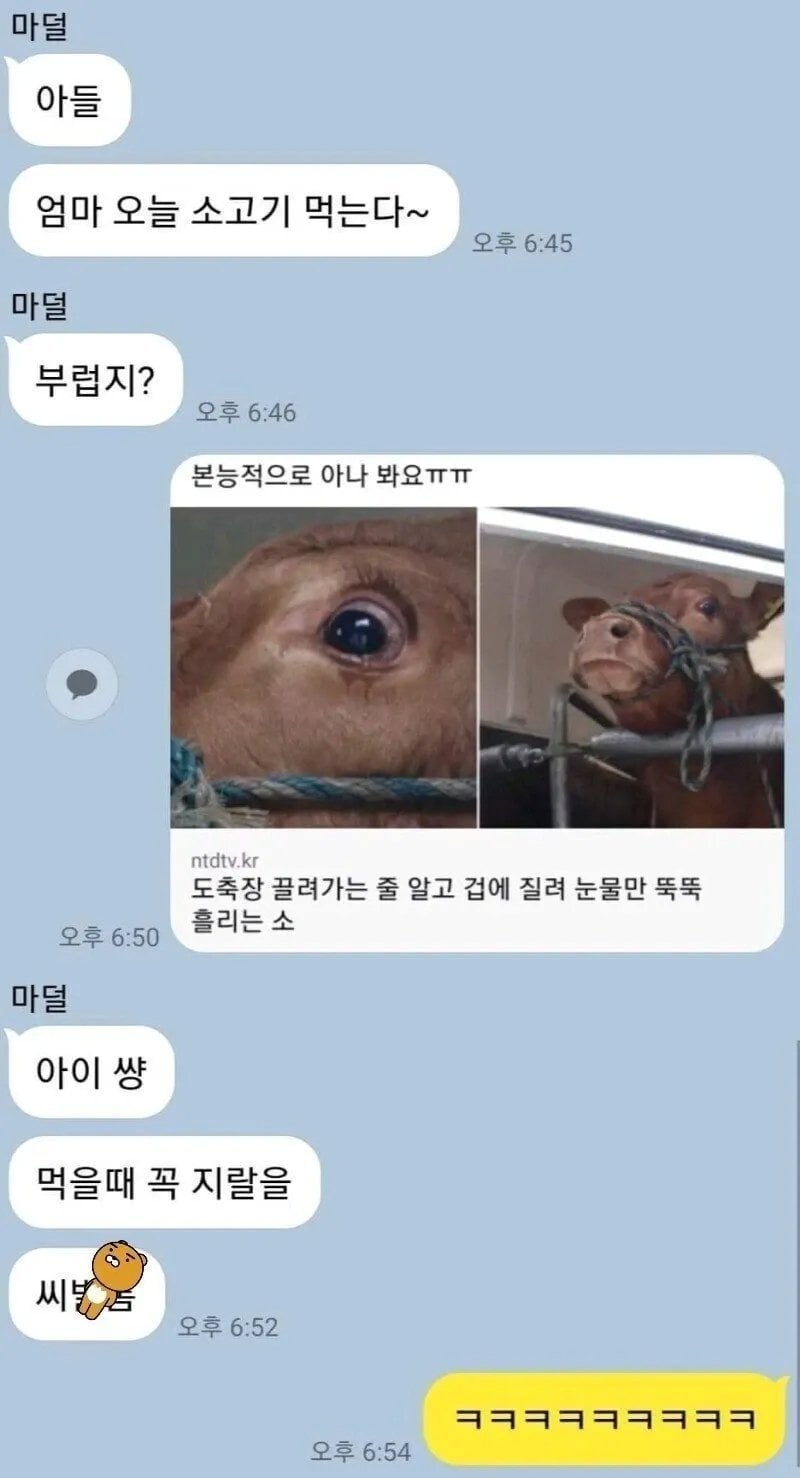 흔한 모자간의 카톡 | 인스티즈