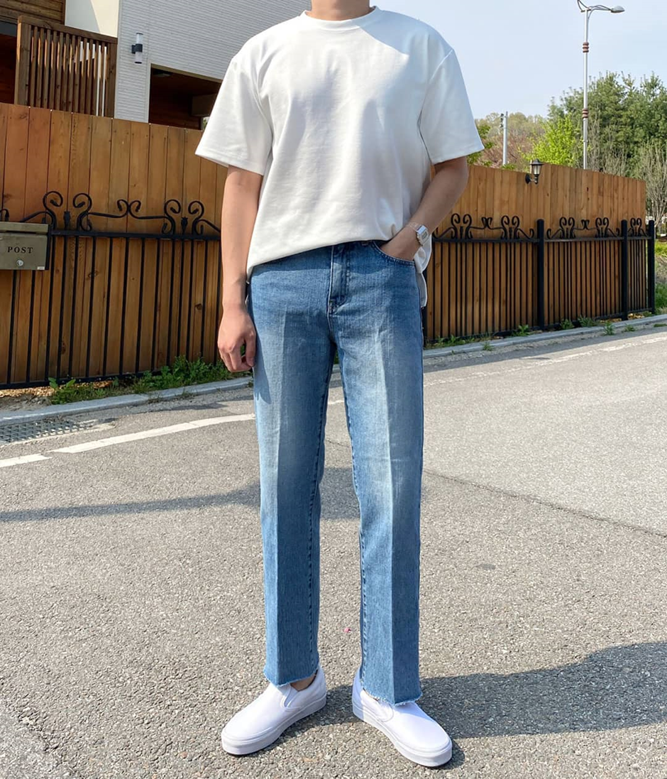 남자 코디 흰티 청바지 vs 올블랙 뭐가 더 좋아 | 인스티즈