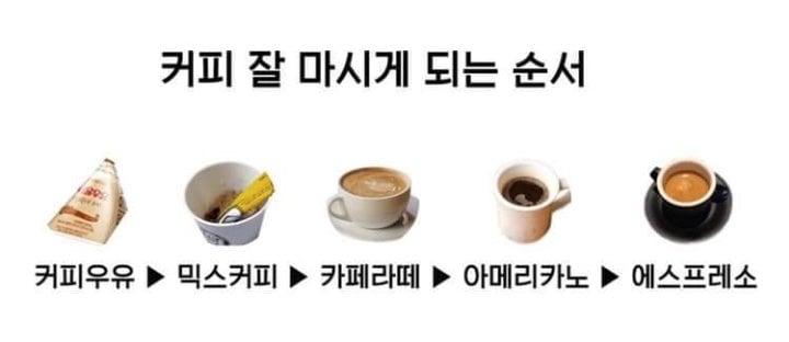 커피 잘 마시게 되는 단계 | 인스티즈