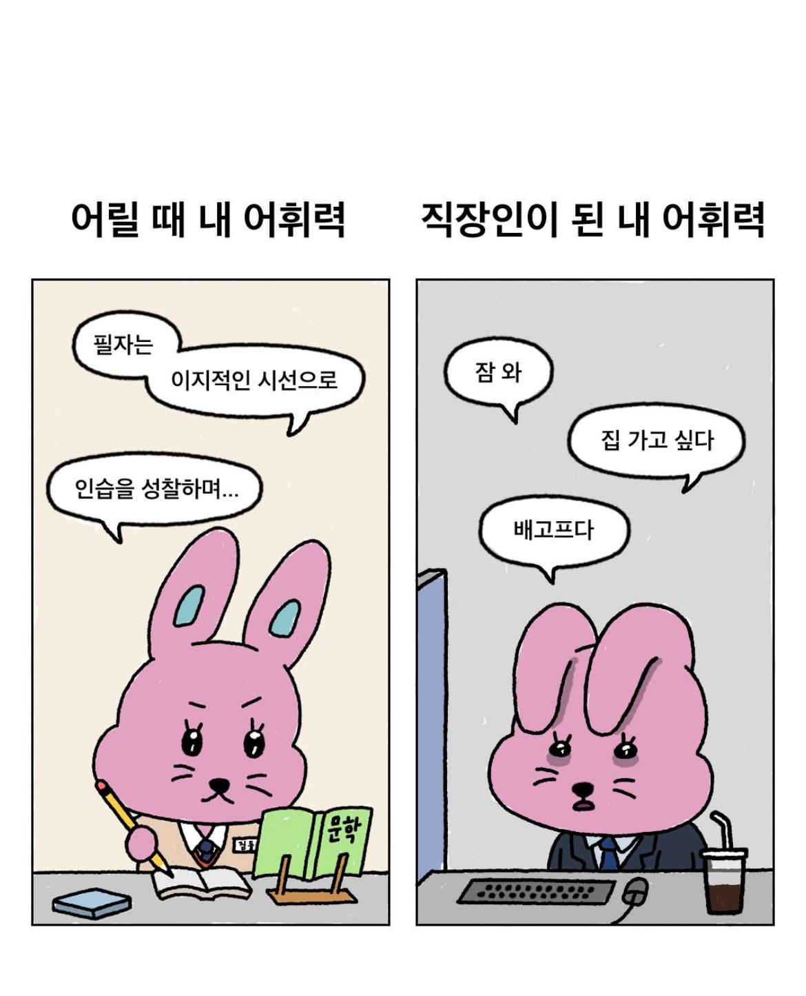 학생 때의 나와 직장인의 나 어휘 차이 | 인스티즈