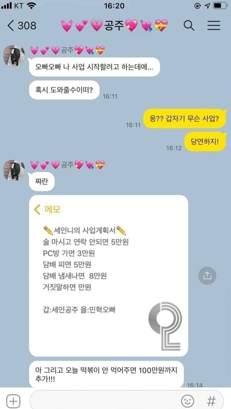 여친이 보낸 사업계획서 대참사 | 인스티즈