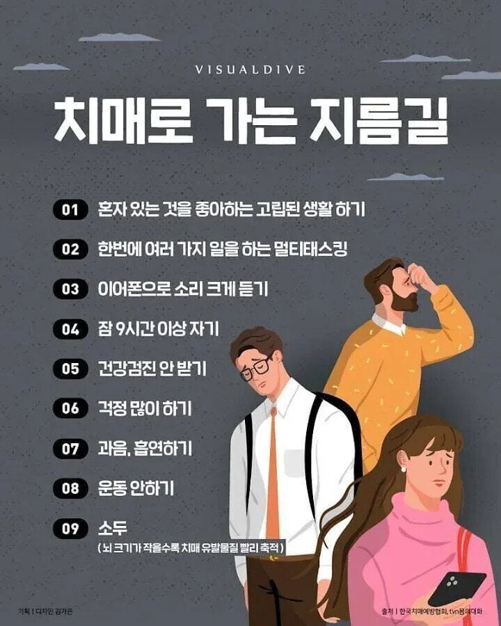 치매로 가는 지름길 | 인스티즈