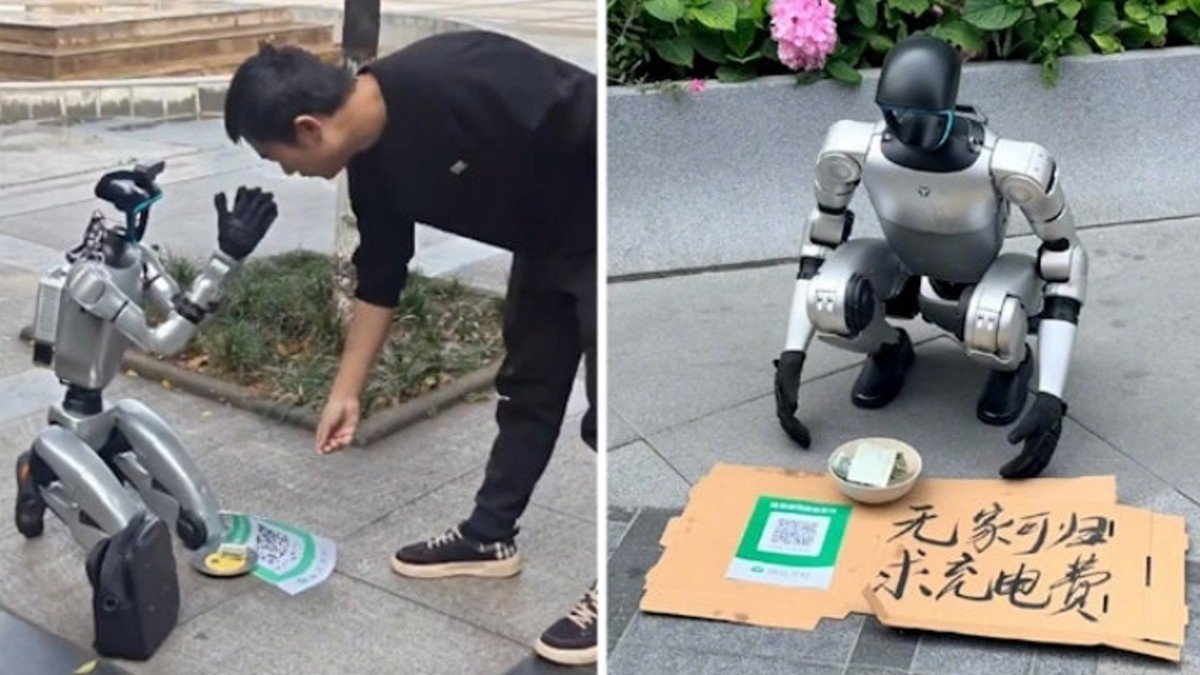 "이젠 구걸도 로봇과 경쟁?"... 하다하다 '로봇'까지 구걸하고 있는 중국 상황 | 인스티즈