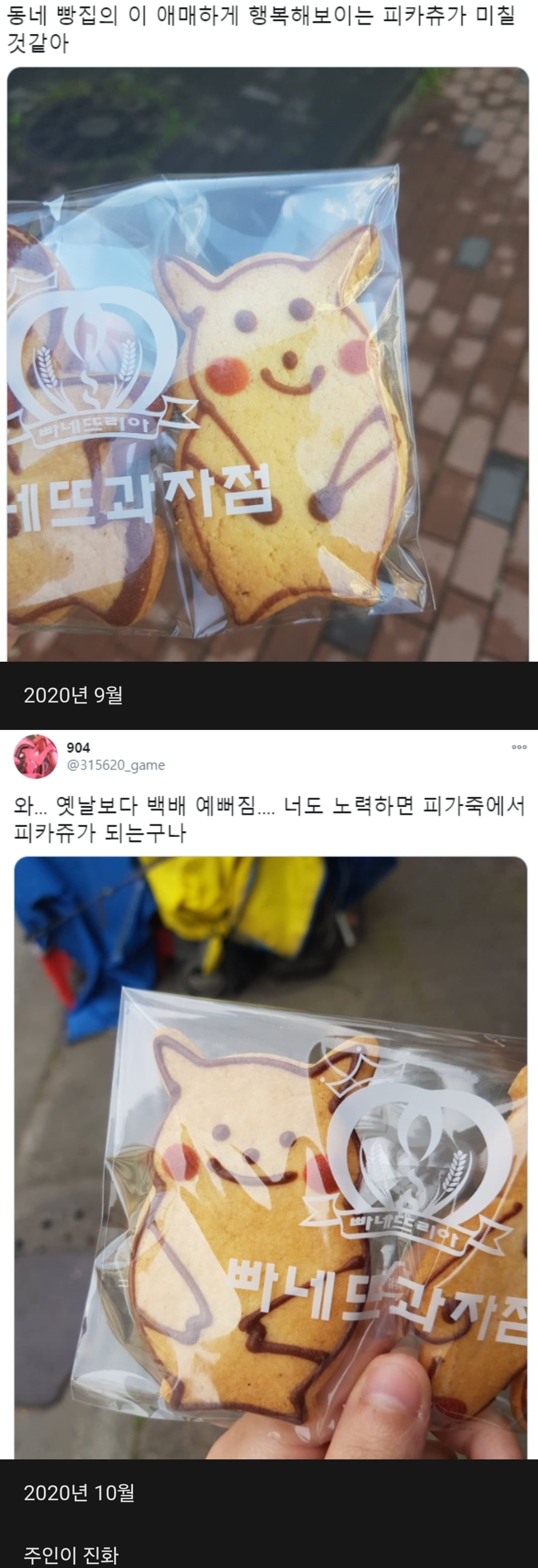 어느 동네 빵집의 피카츄 쿠키.jpg | 인스티즈
