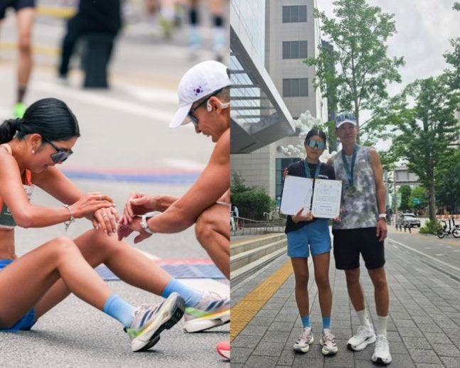 '기부천사' 션♥정혜영, 딸까지 선행 동참..."기부 마라톤 여자부 2위" 자식농사 대박 | 인스티즈