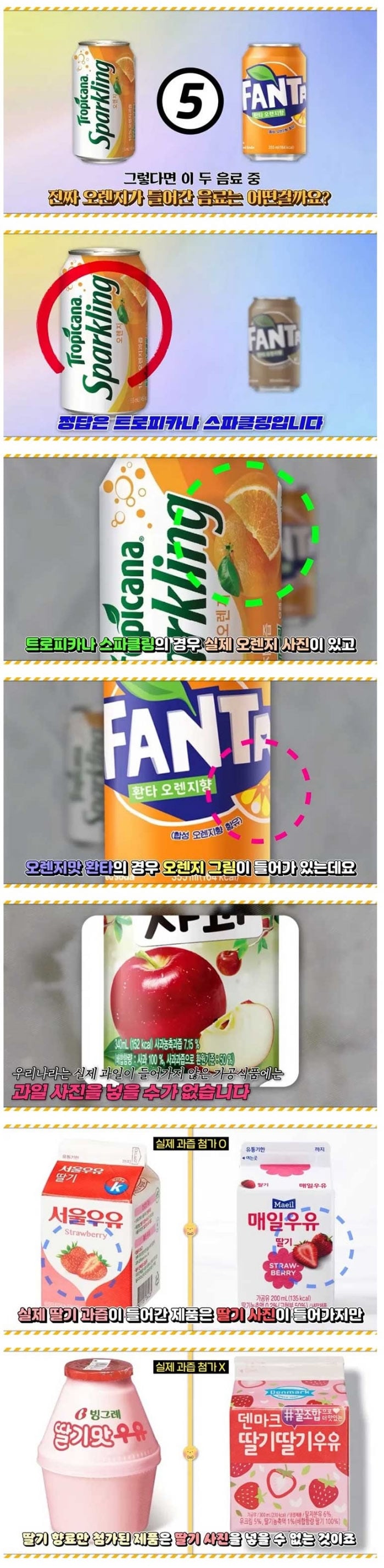 진짜 과일 음료 고르는 법 | 인스티즈