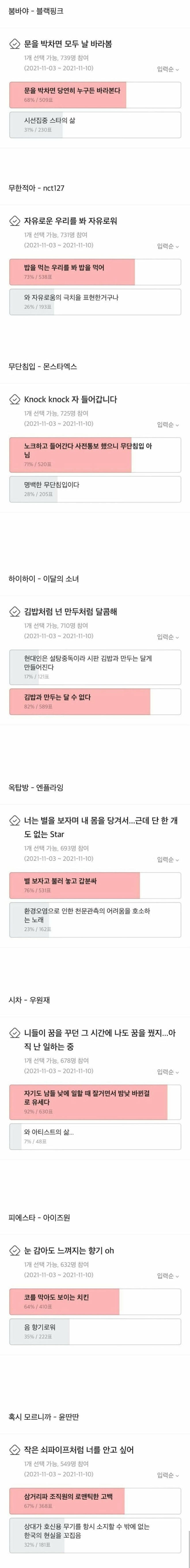 K-팝 가사 해석 | 인스티즈