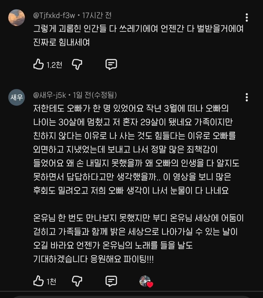 동생이 오빠를 살리기 위해 만든 채널 | 인스티즈