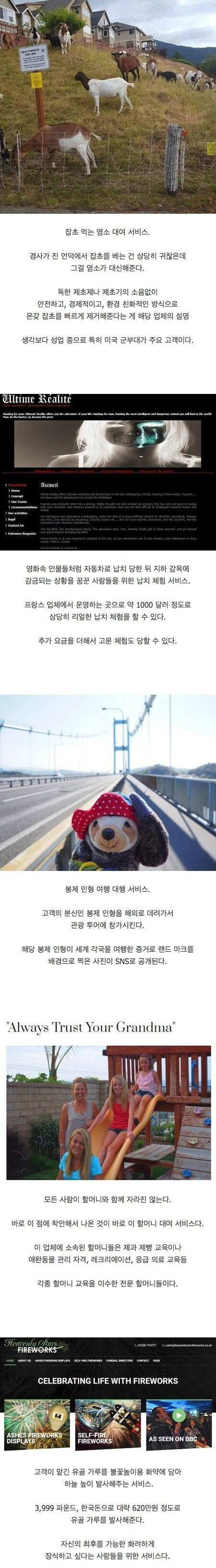 해외의 특이한 서비스 | 인스티즈