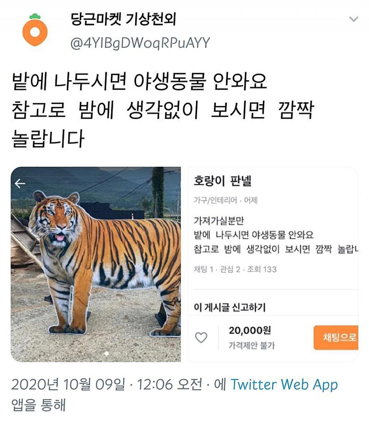 신박한 야생동물 퇴치법 | 인스티즈
