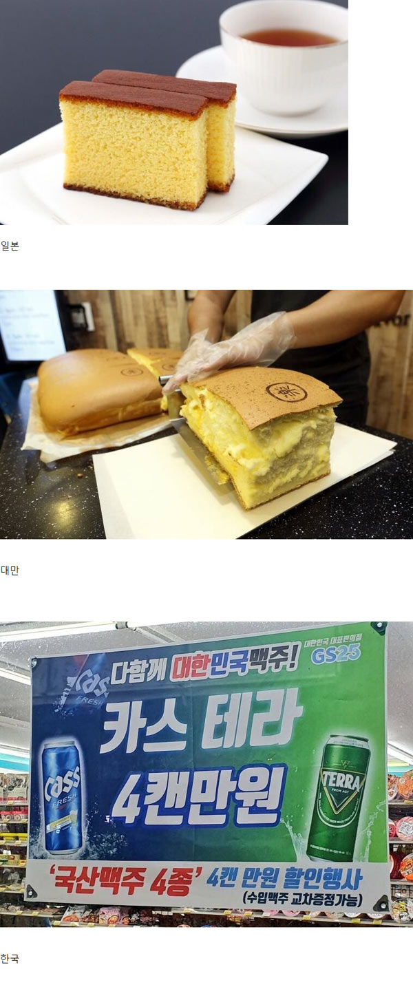 나라별 카스테라 종류 | 인스티즈