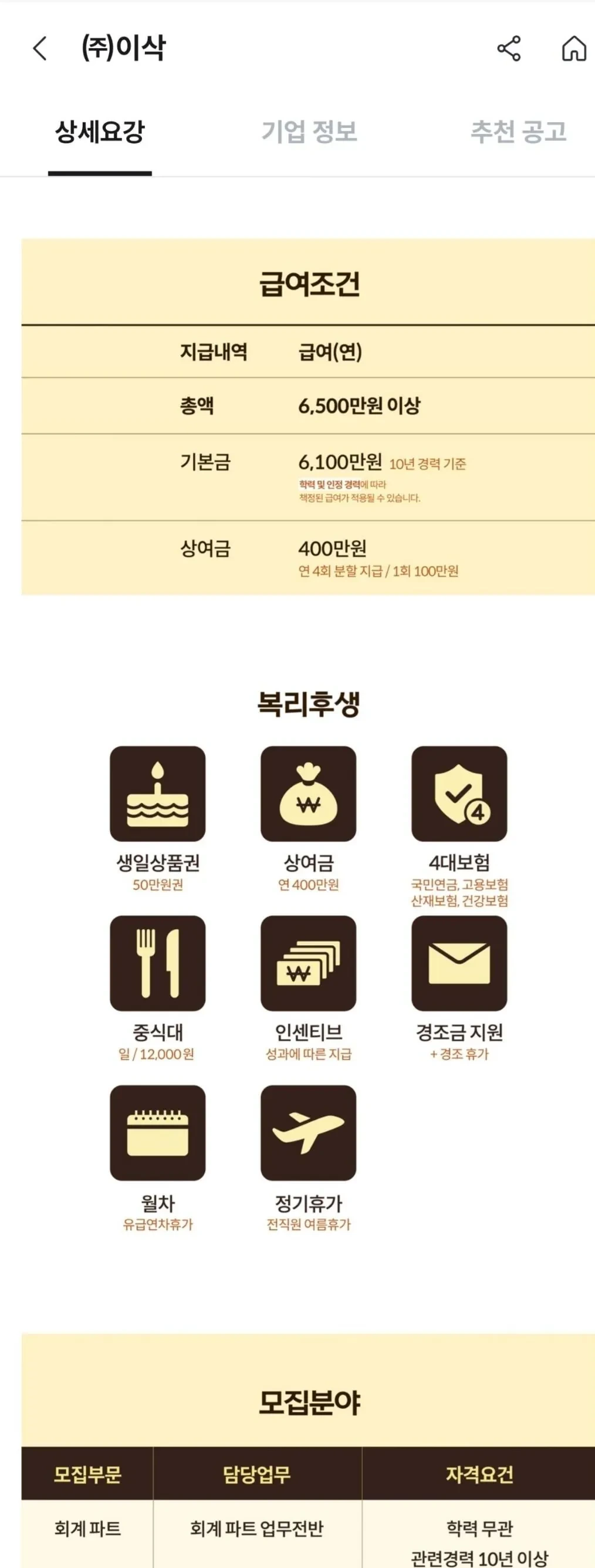 이삭토스트 10년차 연봉(회계) | 인스티즈