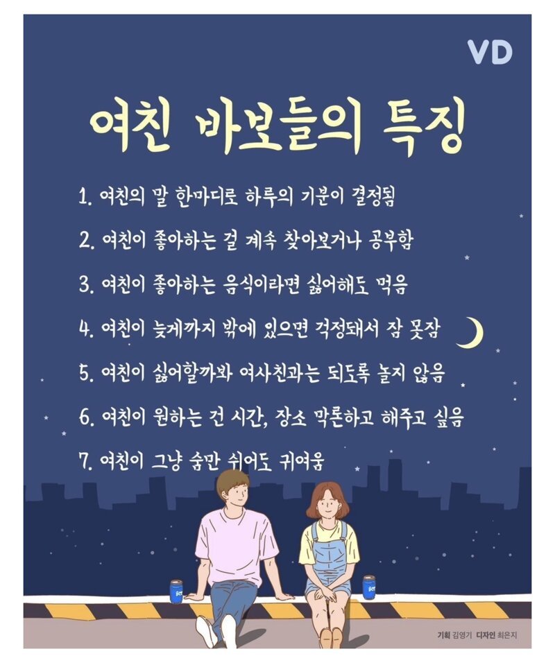 여친 바보들의 특징 | 인스티즈