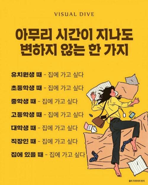 아무리 시간이 지나도 변하지 않는 한 가지 | 인스티즈