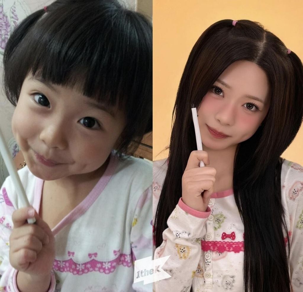 어린시절 사진을 공개한 리센느 | 인스티즈
