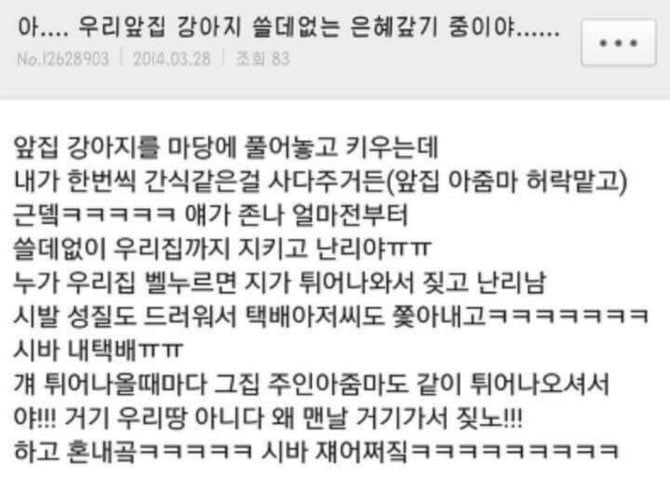 쓸데없는 은혜갚기멍 | 인스티즈