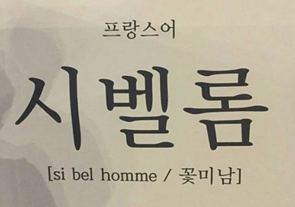 프랑스어로 꽃미남 | 인스티즈