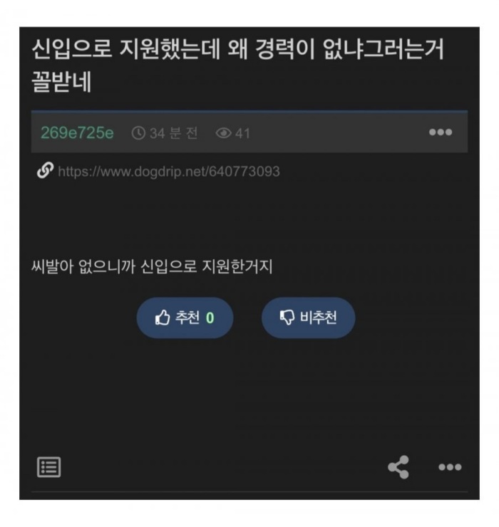이력서에 왜 경력이 없어요 | 인스티즈