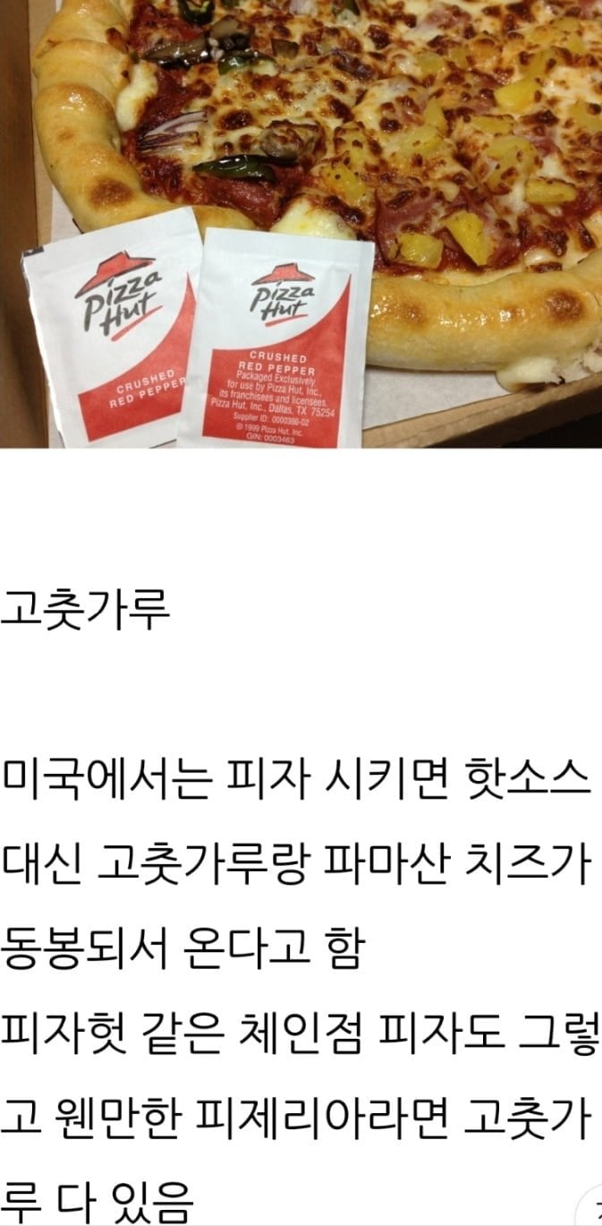 의외로 피자에 뿌려 먹으면 맛있는 것 | 인스티즈