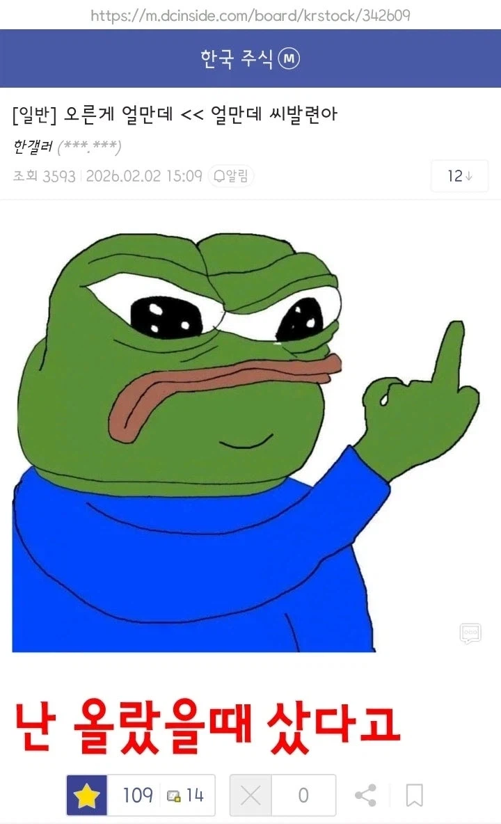주식 코인 갤러리에서 사용시 폭격 맞는다는 말 | 인스티즈