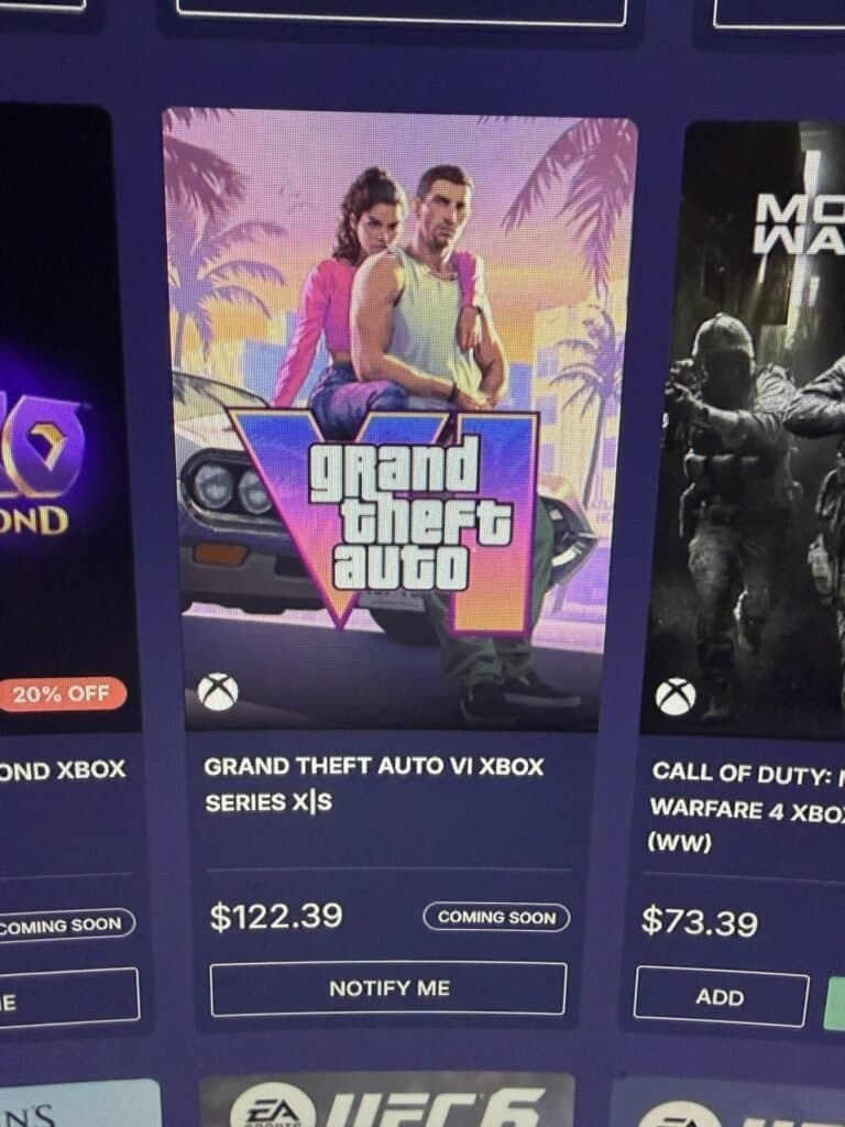 GTA 6 가격 유출 이미지 확산 | 인스티즈