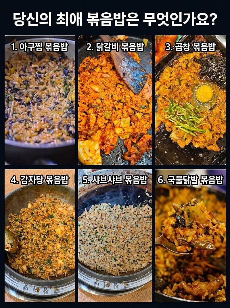 당신의 최애 볶음밥은? | 인스티즈